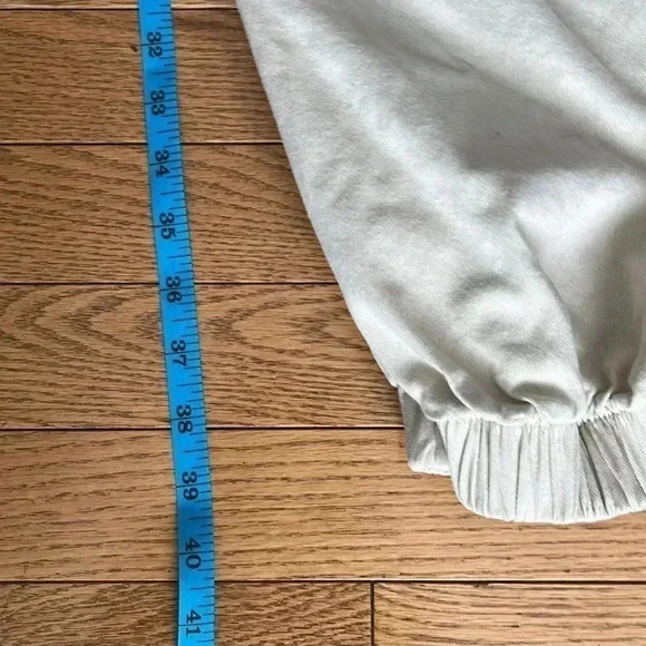 [S]BDG Cream Waist  Band Cuffed Cargo Pants - Picture 10 of 11